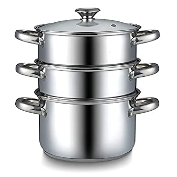 【中古】【輸入品・未使用】Cook N Home NC-00313 4QT(20CM) Double Boiler and Steamer Set%カンマ% Stainless Steel by Cook N Home|ムジカ&フェリーチェ店