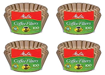【中古】【インポート品・未当て嵌める】Melitta 8-12 Cup Basket Filter Paper (Natural Brown%ｶﾝﾏ% 400 Count) by Melitta [並行輸入品]