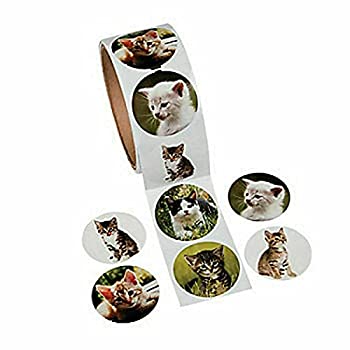 【中古】【インポート品・未当て嵌める】[OTC]OTC 100 Adorable KITTY CAT Stickers Kitten/KITTIES%ｶﾝﾏ% Roll of 100 9-1484 [並行輸入品]