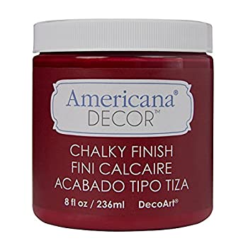 【中古】【輸入品・未使用】Americana Chalky Finish Paint 8oz-Rouge (並行輸入品)