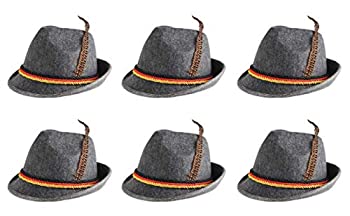 【中古】【輸入品・未使用】Beistle 60243 ドイツアルパインハット 6個パック|ムジカ&フェリーチェ店