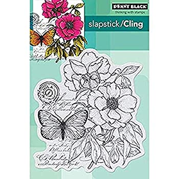【中古】【輸入品・未使用】Penny Black Cling Rubber Stamp 4%ﾀﾞﾌﾞﾙｸｫｰﾃ%x5.25%ﾀﾞﾌﾞﾙｸｫｰﾃ% Sheet -Botanical Notes (並行輸入品)｜ムジカ＆フェリーチェ店