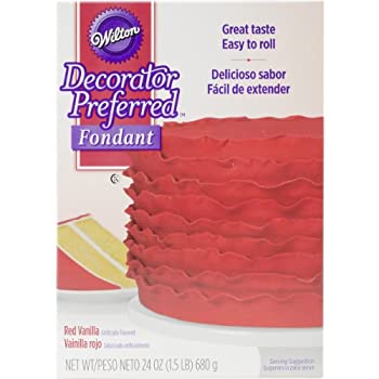 【中古】【輸入品・未使用】Decorator Preferred Fondant 24oz-Red (並行輸入品)