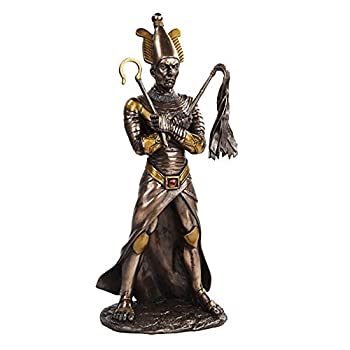 【中古】【輸入品・未使用】11 Inch Egyptian Osiris Mythological God Bronze Finish Statue Figurine by PTC 20,558円
