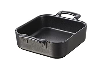 【中古】【輸入品・未使用】Revol Usa Belle料理Deep Square Baking Dish %ｶﾝﾏ% 7.75?by 7.76-inch、ブラック