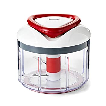 【中古】【輸入品・未使用】Zyliss Easy Pull Manual Food Processor and Chopper%ｶﾝﾏ% Red by Zyliss [並行輸入品]