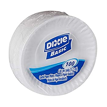 【中古】【輸入品・未使用】Dixie基本的な紙食器、プレート、ホワイト、6?%ﾀﾞﾌﾞﾙｸｫｰﾃ%直径???Includes 1?%ｶﾝﾏ% 000?perケース。