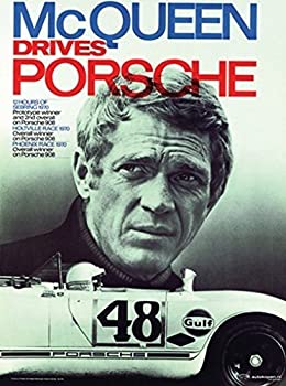 【中古】【輸入品・未使用】ポルシェポスタースティーブ・マックイーンカバー12x18 [並行輸入品]｜ムジカ＆フェリーチェ店