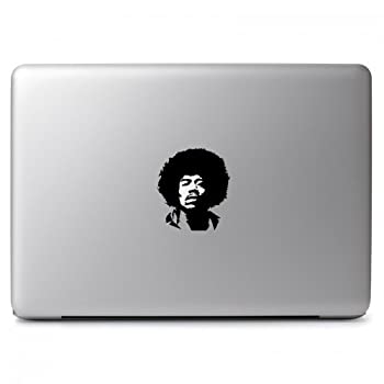 【中古】【輸入品・未使用】MacBook 対応 アートステッカー ジミヘン Jimi Hendrix (11%ｶﾝﾏ% 12%ｶﾝﾏ% 13%ｶﾝﾏ% 15 or 17 インチ Macbook%ｶﾝﾏ% Air Pro Retina 対応) 並行輸入