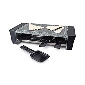【中古】【輸入品・未使用】Swissmar KF-77088 Ticino Raclette Party Grill with Stone Plate%カンマ% Black by Swissmar|ムジカ&フェリーチェ店