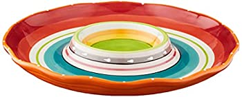 【中古】【輸入品・未使用】Certified International 25638 Mariachi Chip and Dip Serving Set%ｶﾝﾏ% 34cm%ｶﾝﾏ% Multicolor｜ムジカ＆フェリーチェ店
