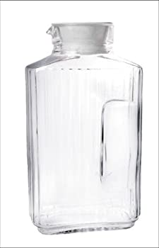 【中古】【インポート品・未当て嵌める】Luminarc Quadro 2-Liter Glass Pitcher with Lid [並行輸入品]