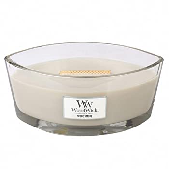 【中古】【輸入品・未使用】WOOD SMOKE HearthWick Flame Large Scented Candle by WoodWick by WoodWick