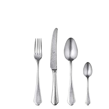 【中古】【輸入品・未使用】Mepra 106622005 Dolce Vita 5 Piece Place Setting%ｶﾝﾏ% Pewter