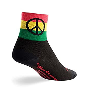 【中古】【インポート品・未当て嵌める】SockGuy Peace 3 3インチ Socks One Color%ｶﾝﾏ% S - Men\u0027s by SockGuy