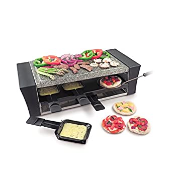【中古】【輸入品・未使用】Swissmar KF-77087 Locarno Pizza Raclette Party Grill with Stone Plate%ｶﾝﾏ% Black by Swissmar [並行輸入品]｜ムジカ＆フェリーチェ店