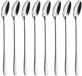【中古】【輸入品・未使用】(Ice spoon) - Long Handle Spoon%ｶﾝﾏ% MCIRCO Stainless Steel Spoon Set Mixing Spoon Ice Cream Spoon Long Spoon Iced Tea Spoon Coffee Spo｜ムジカ＆フェリーチェ店
