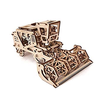 【中古】【インポート品・未当て嵌める】Ugears ユーギアーズ Combine Harvester コンバイン ハーベスター 木製 差しつかえる 謎あわせ 遊び道具 70010 [並行輸入品]