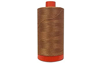 【中古】【輸入品・未使用】Aurifil Mako コットン糸 ソリッド 50wt 1422ヤード ライトチェスナット