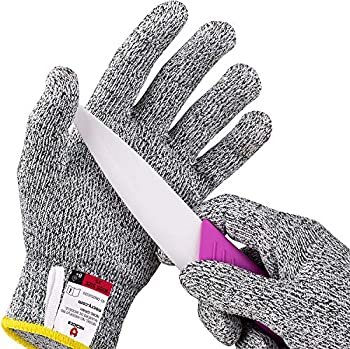 【中古】【インポート品・未当て嵌める】NoCry Cut Resistant Gloves - High Performance Level 5 Protection%ｶﾝﾏ% Food Grade. Size for Kids. Free eBook Included! by NoCry