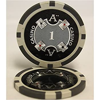 【中古】【輸入品・未使用】Ｑｕａｔｔｒｏ　Ａｓｓｉ（クアトロ アッシー）ポーカーチップ（1）白　＜２５枚セット＞ [並行輸入品]