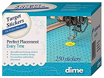 【中古】【輸入品・未使用】Target Stickers for Perfect Placement Embroidery Target Stickers By Design 250 pk by Dime