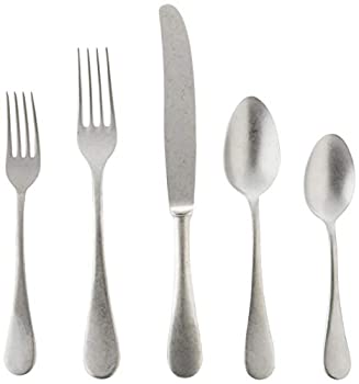【中古】【輸入品・未使用】(5 PC Set) - Mepra 5 Piece Vintage Place Flat Ware Set%ｶﾝﾏ% Pewter