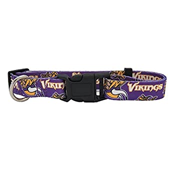 【中古】【インポート品・未当て嵌める】NFL ミネソタ・バイキングス 野球クラブ 愛玩動物用首飾り M大きさ