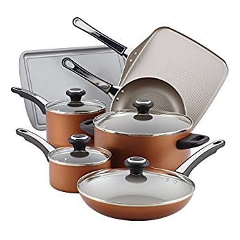 【中古】【輸入品・未使用】Farberware High Performance Nonstick Cookware Set%ｶﾝﾏ% 17-Piece%ｶﾝﾏ% Aluminium%ｶﾝﾏ% Copper%ｶﾝﾏ% One Size｜ムジカ＆フェリーチェ店