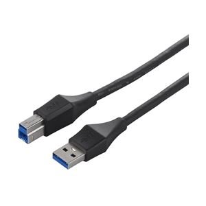 【中古】【輸入品・未使用】バッファロー(サプライ) ユニバーサルコネクター USB3.0 A to B ケーブル 3.0m ブラック BSUABU330BK AV デジモノ パソコン 周辺機器 ACアダプタ