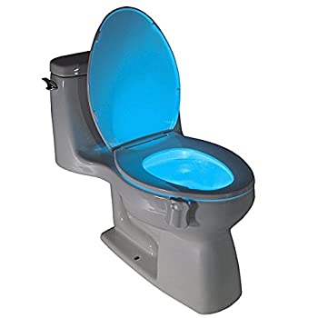【中古】【輸入品・未使用】LightBowl Toilet LED Nightlight By Wally's%カンマ% Motion Activated%カンマ% Fits ANY Toilet%カンマ% 8 Colors in One Light. [並行輸入品]画像