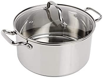 【中古】【輸入品・未使用】T-fal Performa 4.7l. Stainless Steel Round Dutch Oven