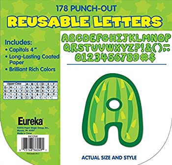 【中古】【インポート品・未当て嵌める】Eureka カクタス主題メロディ 殴り付けるアウト文字記号 教場のかざり付ける用 178個 高さ4in 感じやすいカクタス文字記号 (845268)