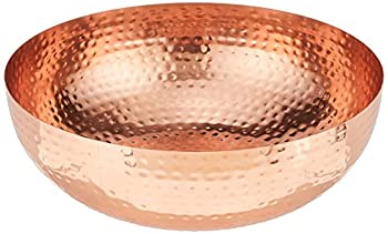 【中古】【輸入品・未使用】Creative Co-Op Metal Bowl with Copper Finish