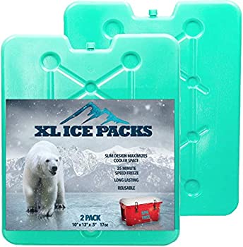 【中古】【輸入品・未使用】Large Ice Packs For Coolers and Ice Chest by Portion/Perfect - 20 Minute Quick Freeze Long Lasting Freezer Packs - Slim%カンマ% Sealed and|ムジカ&フェリーチェ店