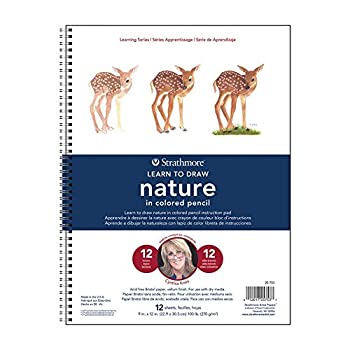 【中古】【輸入品・未使用】Strathmore Learning Series - Nature In Colored Pencil-12 Sheets