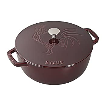 【中古】【輸入品・未使用】(Grenadine) - Staub Cast Iron 3.5l Essential French Oven Rooster (Grenadine)｜ムジカ＆フェリーチェ店