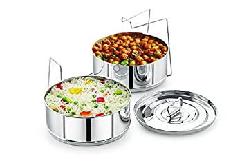 【中古】【輸入品・未使用】スタッカブルステンレススチールインサートパン 6クォート インスタントポット用インサート インスタントポット用パン インスタントポット用アク