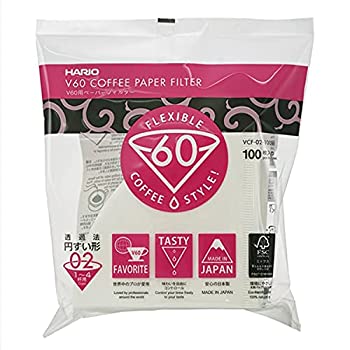 【中古】【インポート品・未当て嵌める】Hario V60 紙製珈琲ろ波器 Size 02 VCF-02-100W-2S [並行輸入品]