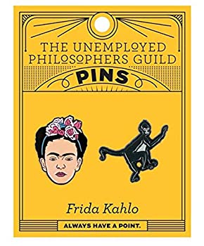 【中古】【インポート品・未当て嵌める】Frida Kahlo \u0026 Monkey Twin Pin Set - Badge / Pin / Lapel Pin by Unemployed Philosophers Guild