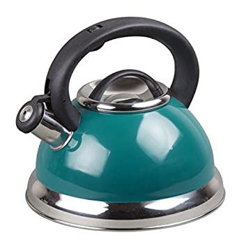 【中古】【輸入品・未使用】Creative Home Alexa 高品質ステンレススチール製笛吹き ティーケトル アルミニウムカプセル底 素早く熱分配 3.0クォート アクア
