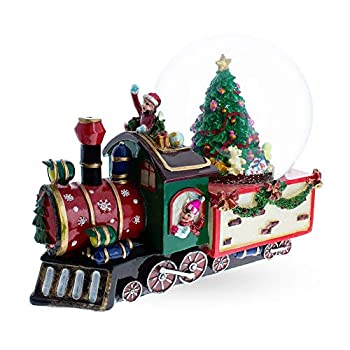 【中古】【輸入品・未使用】BestPysanky 電車 子供とクリスマスツリー音楽スノードーム｜ムジカ＆フェリーチェ店