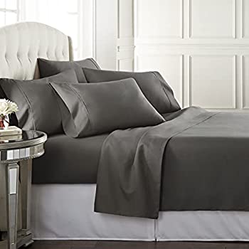 【中古】【輸入品・未使用】Danjor Linens ホテル ラグジュアリー ソフト 1800シリーズ プレミアム ベッドシーツ 6点セット