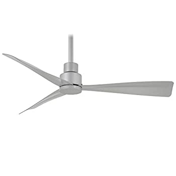 【中古】【インポート品・未当て嵌める】Minka-Aire F786-SL 分かりやすい 44in アウトドア 3金モール 最高限度気違い DC原動機付き添い人 しろがね色完成