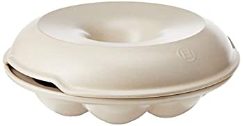 【中古】【インポート品・未当て嵌める】(Lin) - Emile Henry La Couronne Pain The Crown of Bread Ceramic Refractory Lin