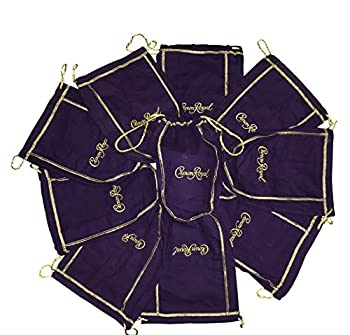 【中古】【輸入品・未使用】(10) - Crown Royal Purple Bag Gold Drawstring Bulk (Pack of 10)|ムジカ&フェリーチェ店