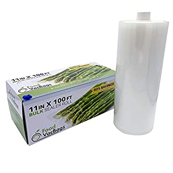 【中古】【輸入品・未使用】FoodVacBags 100フィート 食品セーバー 互換真空シーラーバッグロール カッターボックス付き 商用グレード 厚み BPAフタル酸フリー 真空 収納バ
