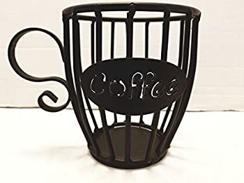 【中古】【輸入品・未使用】錬鉄カップキーパー コーヒー&エスプレッソポッドホルダー コーヒーマグ収納バスケット - PAアーミッシュオブ ランカスター郡 ハンドメイド