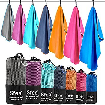 【中古】【輸入品・未使用】Sfee Microfiber Sport Travel Towel Set -72%ﾀﾞﾌﾞﾙｸｫｰﾃ%x32%ﾀﾞﾌﾞﾙｸｫｰﾃ%+24%ﾀﾞﾌﾞﾙｸｫｰﾃ%x15%ﾀﾞﾌﾞﾙｸｫｰﾃ%-Quick Dry Absorbent Compact Lightweight｜ムジカ＆フェリーチェ店