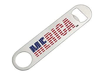 【中古】【インポート品・未当て嵌める】Funny Merica USA 信号旗 スピードボトルオープナー 高耐久 差し上げ物 愛国主義 北部諸州